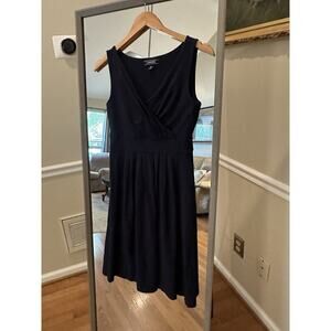 Lands' End Women's Tummy Control Surplice Dress XS
